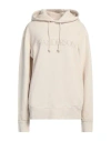 Jw Anderson Woman Sweatshirt Beige Size L Cotton, Elastane
