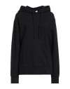 Jw Anderson Woman Sweatshirt Black Size Xs Cotton, Elastane In Black