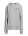 Jw Anderson Woman Sweatshirt Grey Size L Organic Cotton In Gray