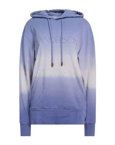 JW ANDERSON JW ANDERSON WOMAN SWEATSHIRT PURPLE SIZE L ORGANIC COTTON, ELASTANE