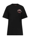 Jw Anderson Woman T-shirt Black Size L Cotton In Black