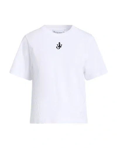 JW ANDERSON JW ANDERSON WOMAN T-SHIRT WHITE SIZE L COTTON