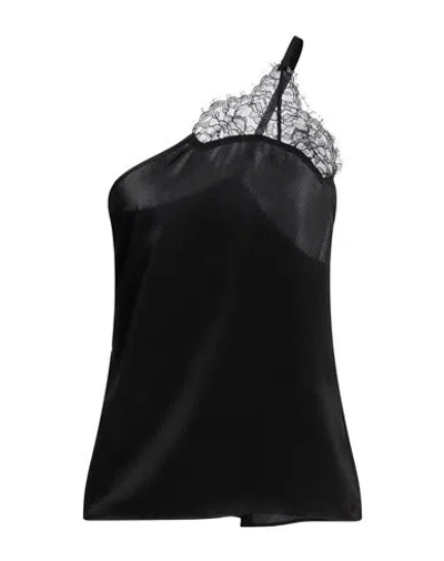 JW ANDERSON JW ANDERSON WOMAN TOP BLACK SIZE 8 POLYESTER