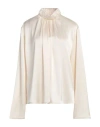 Jw Anderson Woman Top Ivory Size 6 Triacetate, Polyester
