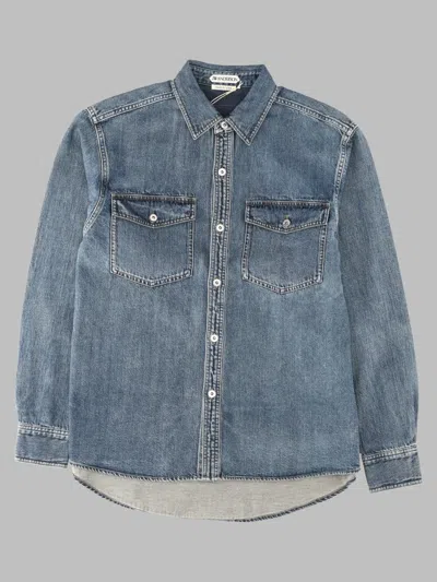 Jw Anderson Women's 100% Cotton Shirt In Blue