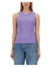 Jw Anderson Women's Anchor Jwa Logo Tank Top In Lilac