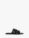 JW ANDERSON WOMEN'S ANCHOR SANDAL IN BLACK