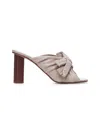 Jw Anderson Beige Bow Heeled Mules
