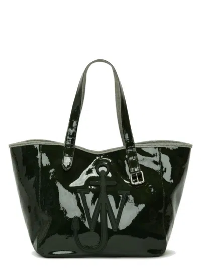 JW ANDERSON WOMEN'S BELT TOTE CAOTED DENIM COTTON