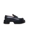 Jw Anderson Platform Loafers In Black