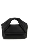 Jw Anderson Women Black Nappa Leather Midi Twister Handbag In Black