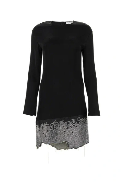 JW ANDERSON JW ANDERSON WOMEN BLACK TRIACETATE BLEND DRESS