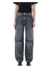 Jw Anderson Women's Bootcut Jeans In Grey