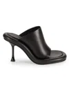 Jw Anderson Woman Sandals Black Size 10 Soft Leather In Black