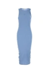 Jw Anderson J.w.anderson Logo Ribbed Dress In Blue