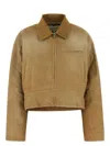Jw Anderson Camel Cotton Padded Jacket