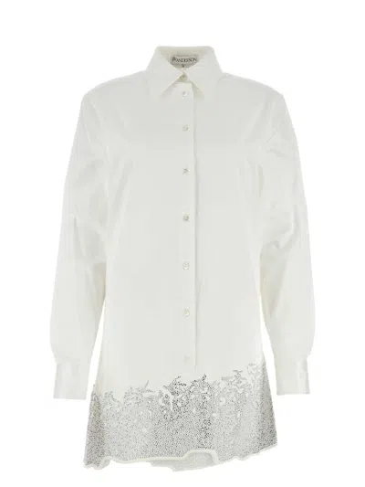 JW ANDERSON WOMEN'S COTTON SHIRT MINI DRESS