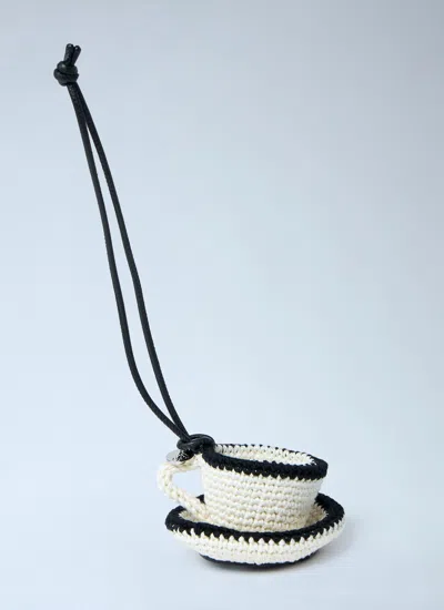 Jw Anderson Women Crochet Charm In White