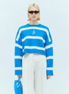 JW ANDERSON JW ANDERSON WOMEN CROPPED ANCHOR SWEATER