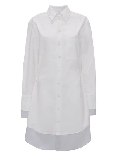 JW ANDERSON WOMEN'S DOUBLE SHIRT DRESS SLEEVE LONG