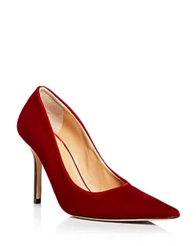 Jw Anderson Women's Eleanor Pointed Toe High Heel Pumps In Red