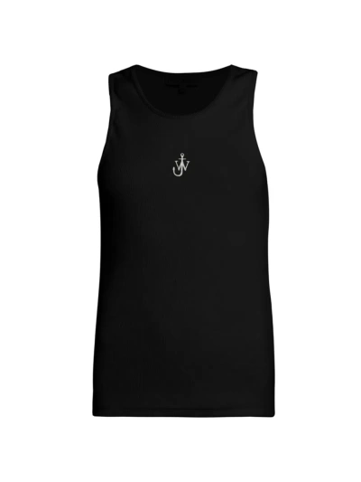 JW ANDERSON WOMEN'S EMBROIDERED ANCHOR TANK