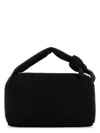 Jw Anderson Borsa A Mano Jwa Puffy In Tessuto Nero Donna In Black