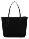 Jw Anderson Black Fabric Puffy Anchor Shopping Bag