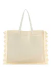 Jw Anderson Ivory Crochet Shopping Bag