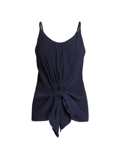 Jw Anderson Knotted Strap Top In Blue