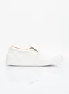 Jw Anderson Slip-on Leather Sneakers In White