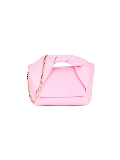 Jw Anderson Women's Leather Top Handle Bag In Pink