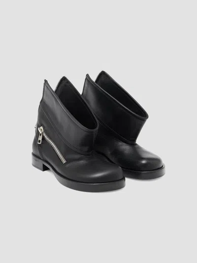 Jw Anderson Women's Leather Zip Biker Booties In Black