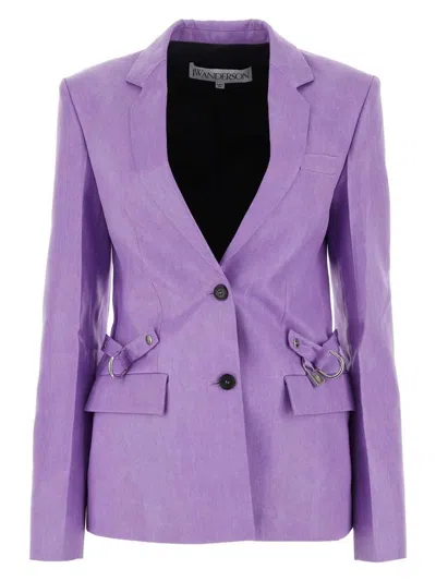 JW ANDERSON WOMEN'S LIGHT JACQUARD BLAZER