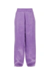 Jw Anderson Light Purple Viscose And Acetate Pant In Purple