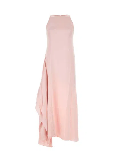 JW ANDERSON WOMEN'S LIGHT SATIN DRESS