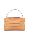 Jw Anderson Women's Loafer Leather Top Handle Bag In Brown