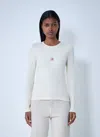 Jw Anderson Women Logo Motif T-shirt In White