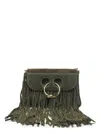 Jw Anderson Women's Medium Pierce Suede Fringe Bag