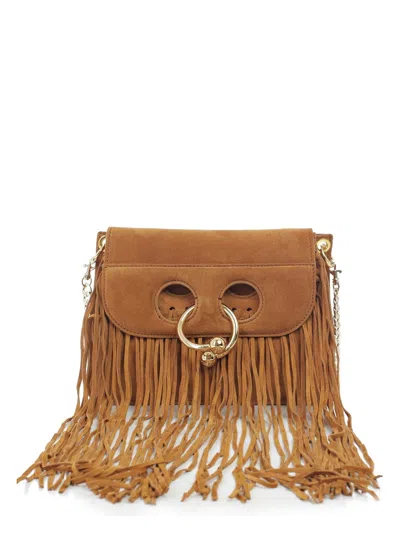 Jw Anderson Women's Mini Pierce Leather Fringe