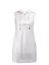 Jw Anderson Zipped Hoodie Mini Dress