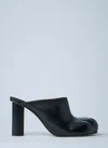 Jw Anderson Black Nappa Leather Paw Mules