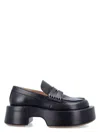Jw Anderson Platform Loafers In Black