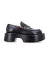 Jw Anderson Platform Loafers In Black