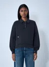 Jw Anderson Women Polo Sweatshirt In Black