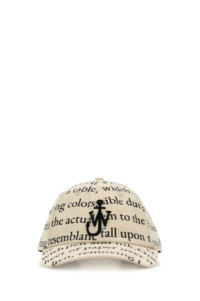 Jw Anderson Women Printed Cotton Baseball Cap
