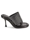 Jw Anderson J.w.anderson 'bumber Crystal' Mules In Black