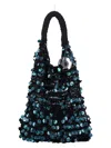Jw Anderson Crochet Handle Sequin Embellished Tote Bag