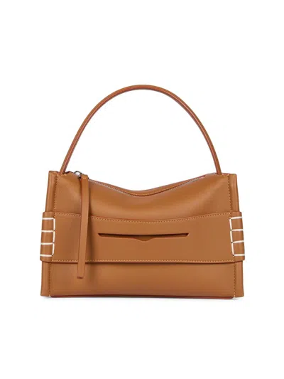 JW ANDERSON WOMEN'S SMALL LOAFER LEATHER TOP HANDLE BAG