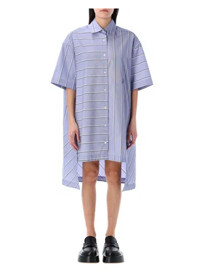 JW ANDERSON WOMEN'S STEPPED HEM SHIRT DRESS